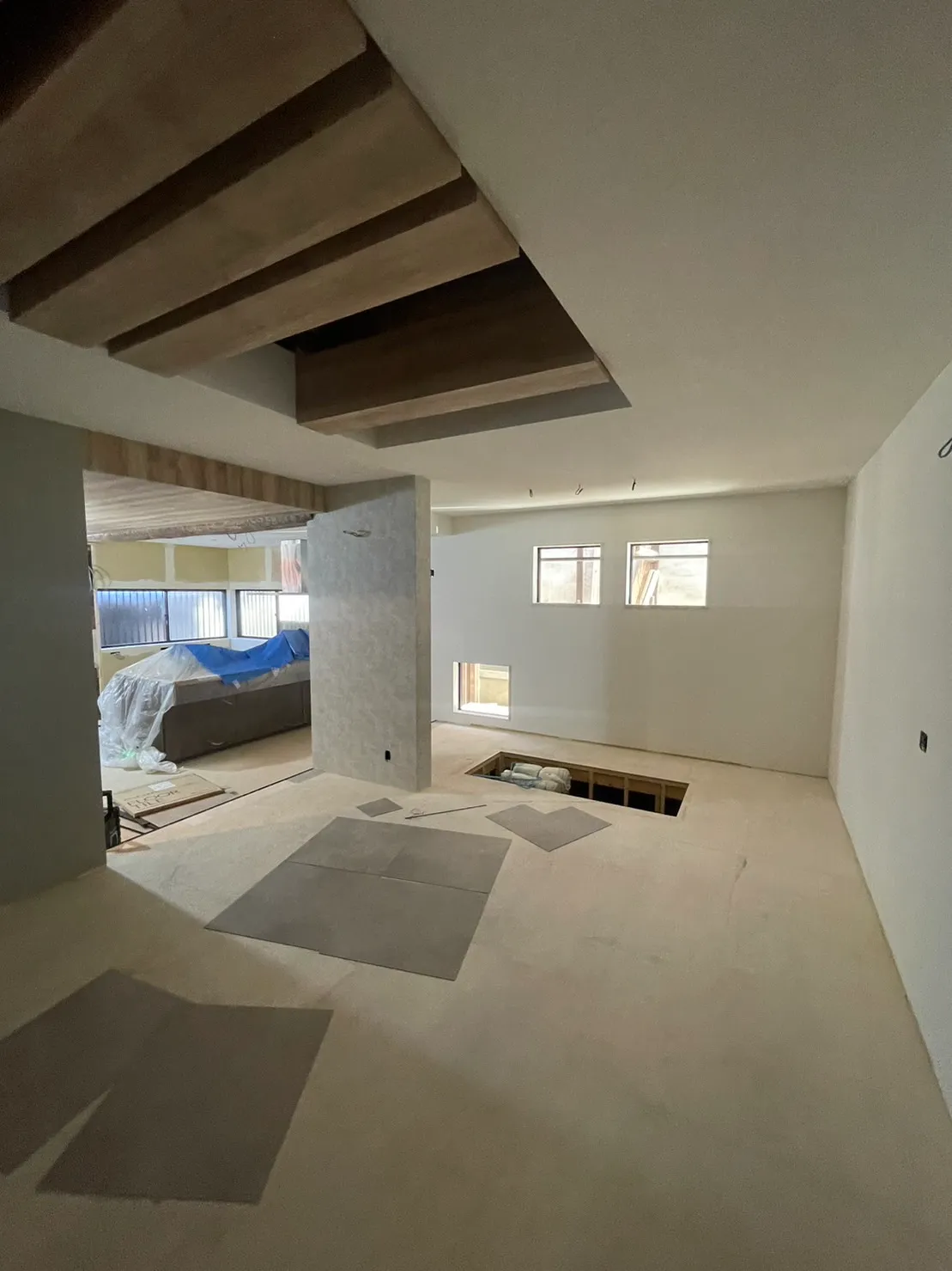 古民家のリフォーム中の写真