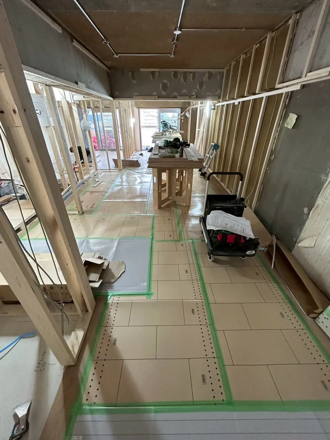 リフォーム中の写真